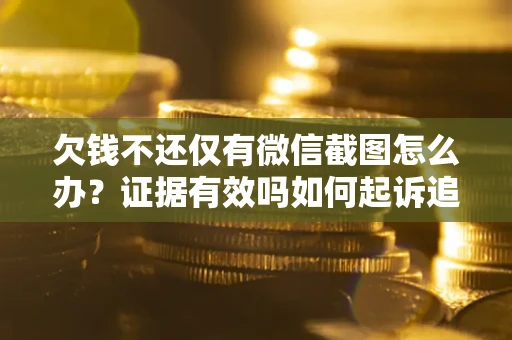 济南欠钱不还仅有微信截图怎么办？证据有效吗如何起诉追回欠款？