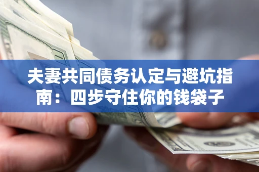 济南夫妻共同债务认定与避坑指南：四步守住你的钱袋子
