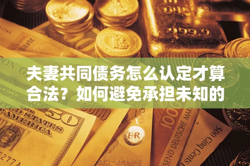 济南夫妻共同债务怎么认定才算合法？如何避免承担未知的债务风险？