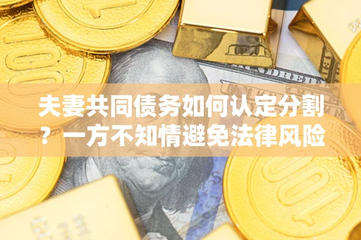 济南夫妻共同债务如何认定分割？一方不知情避免法律风险必看！
